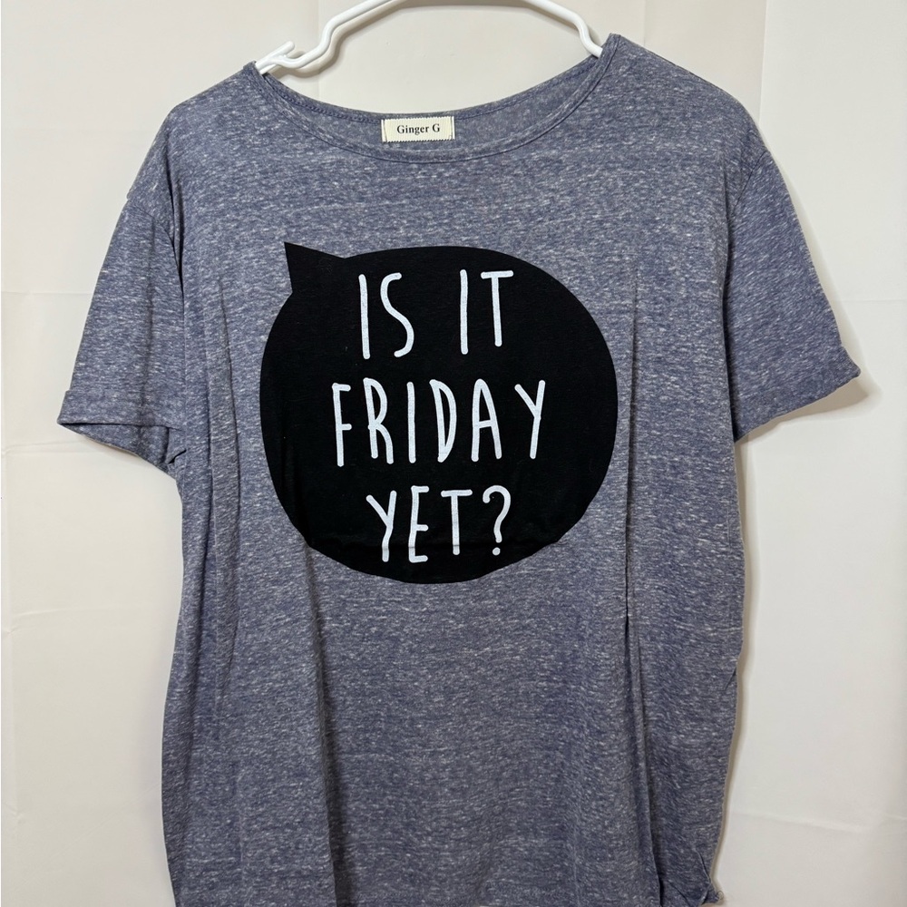 Ginger G Blue Graphic Tee